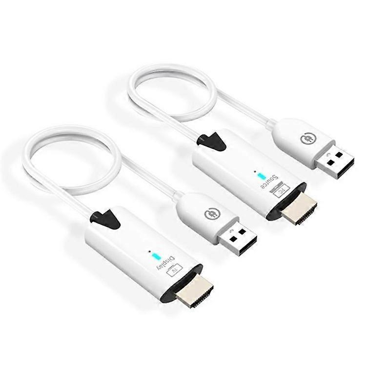 A02 2Pcs / Set 1080P 60Hz HDMI Transmitter + Receiver Cable Wireless Screen Projector Wire