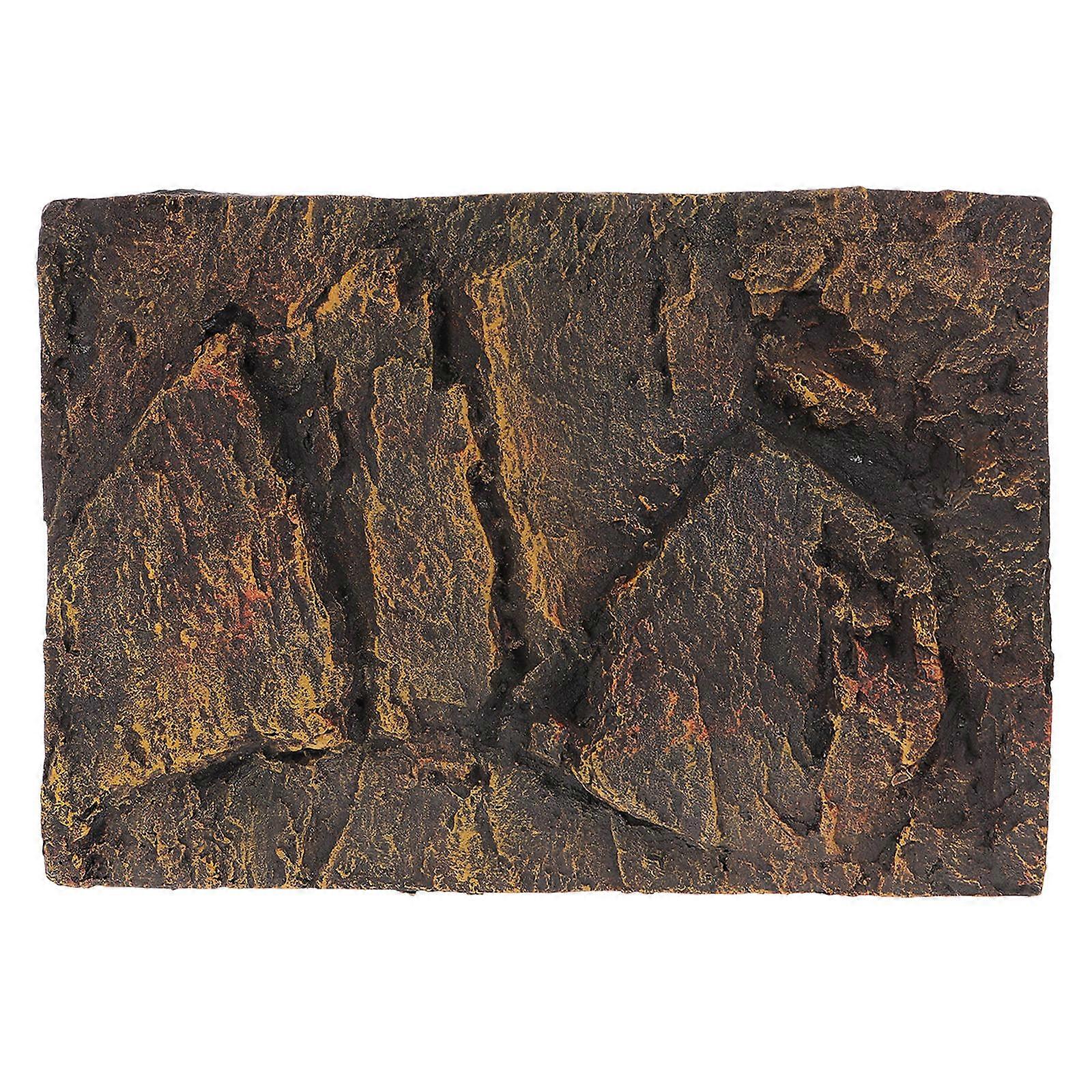 Stone Look Background for Terrariums, Ideal for Reptile and Fish Environments