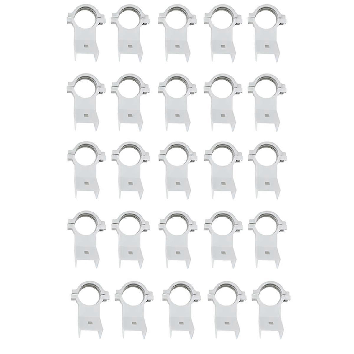 50pcs KU Band LNB Holder for Satellite Dishes 20mm Plastic Bracket, Weatherproof for Multiple Dish