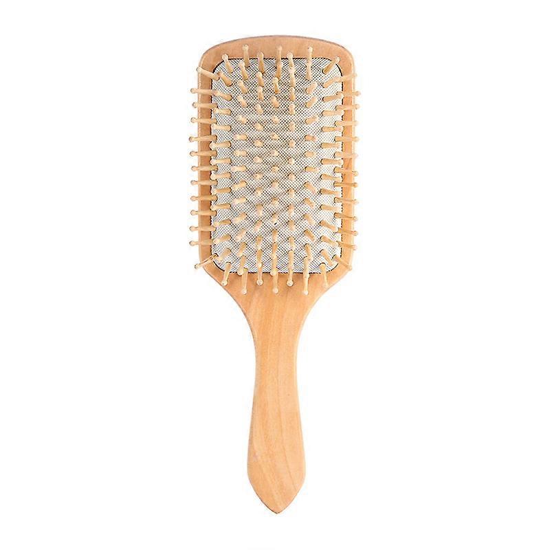 Z110 wood white bark white needle wood airbag massage comb wooden air cushion anti-static hairdressing comb scalp massage comb large board comb