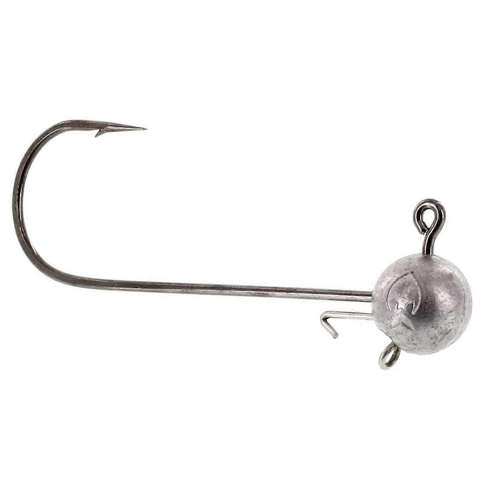 Jig Head Round Up HD WS04511, 1/4 Oz, Durable Lead Material, Perfect for Freshwater Fishing, Offset Hook Design