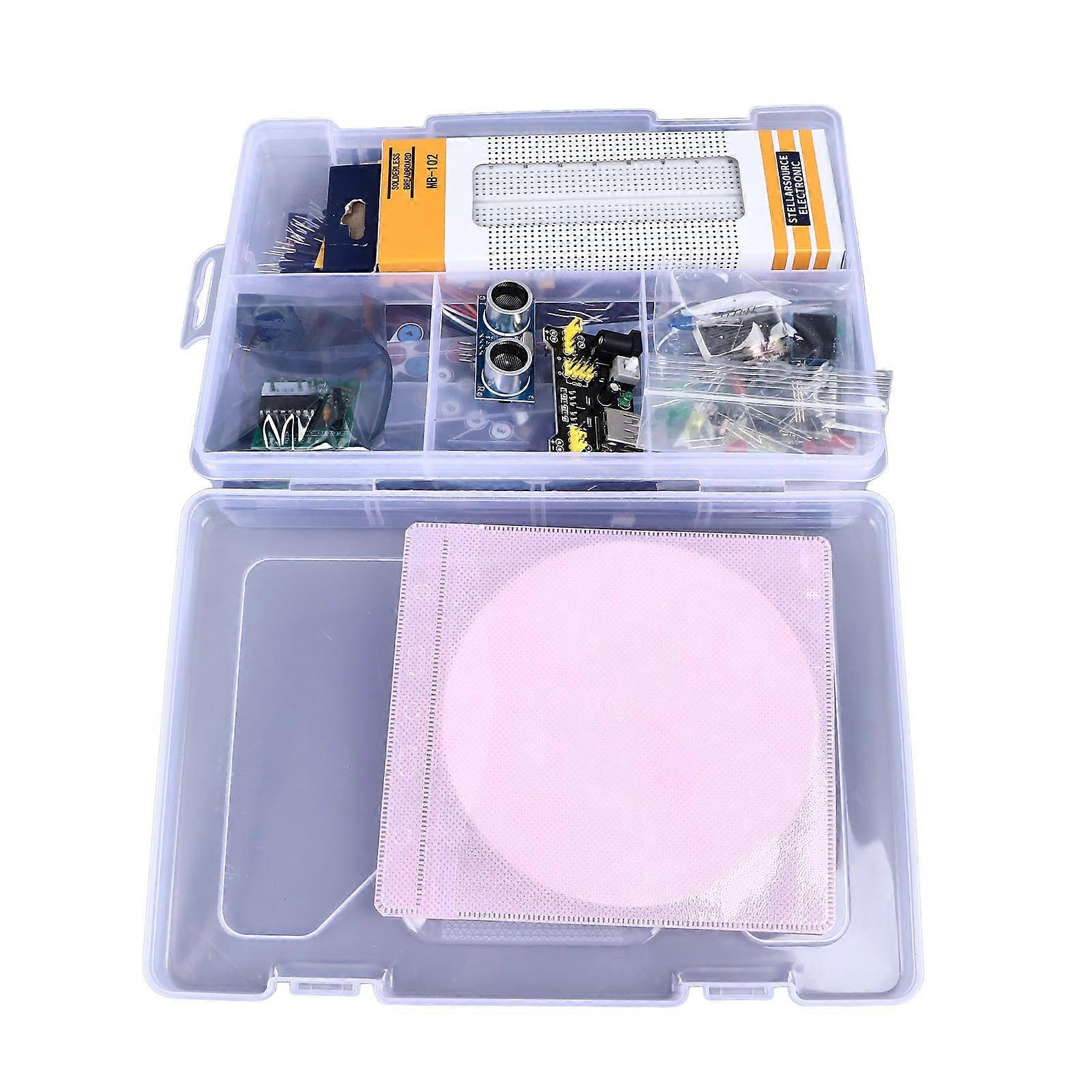 Electronic Component Kit 830 Breadboard LED Buzzer Resistor Temp Humidity Sensor Electronics Starter Kit 