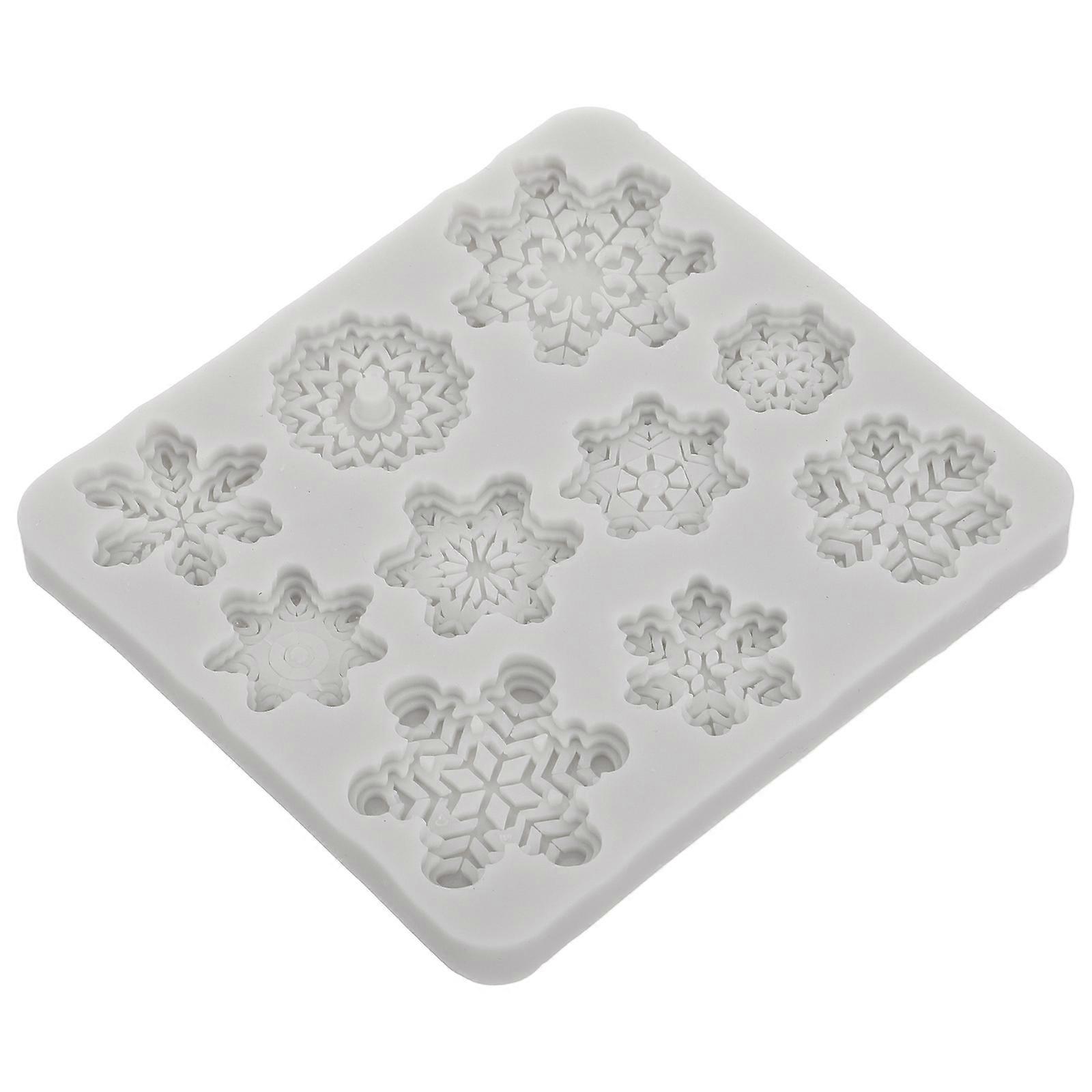 Non-stick Baking Trays, Delicate Snowflake Patterns for Festive Treats