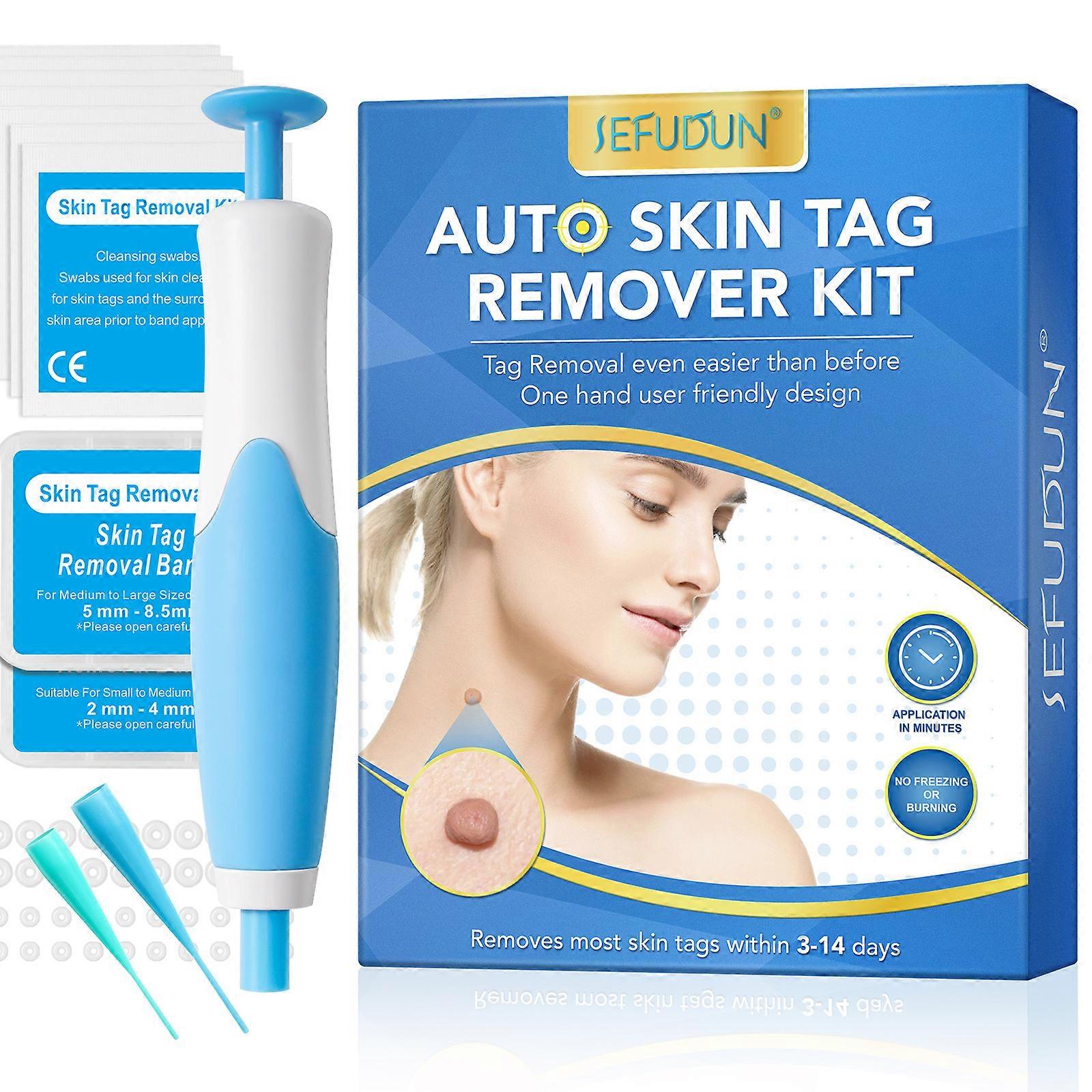 1Pc Skin-Tag Remover Double Headed Pen Set, Multi-Purpose 2 in 1 Design,Fast Effective,Portable Convenient Manual