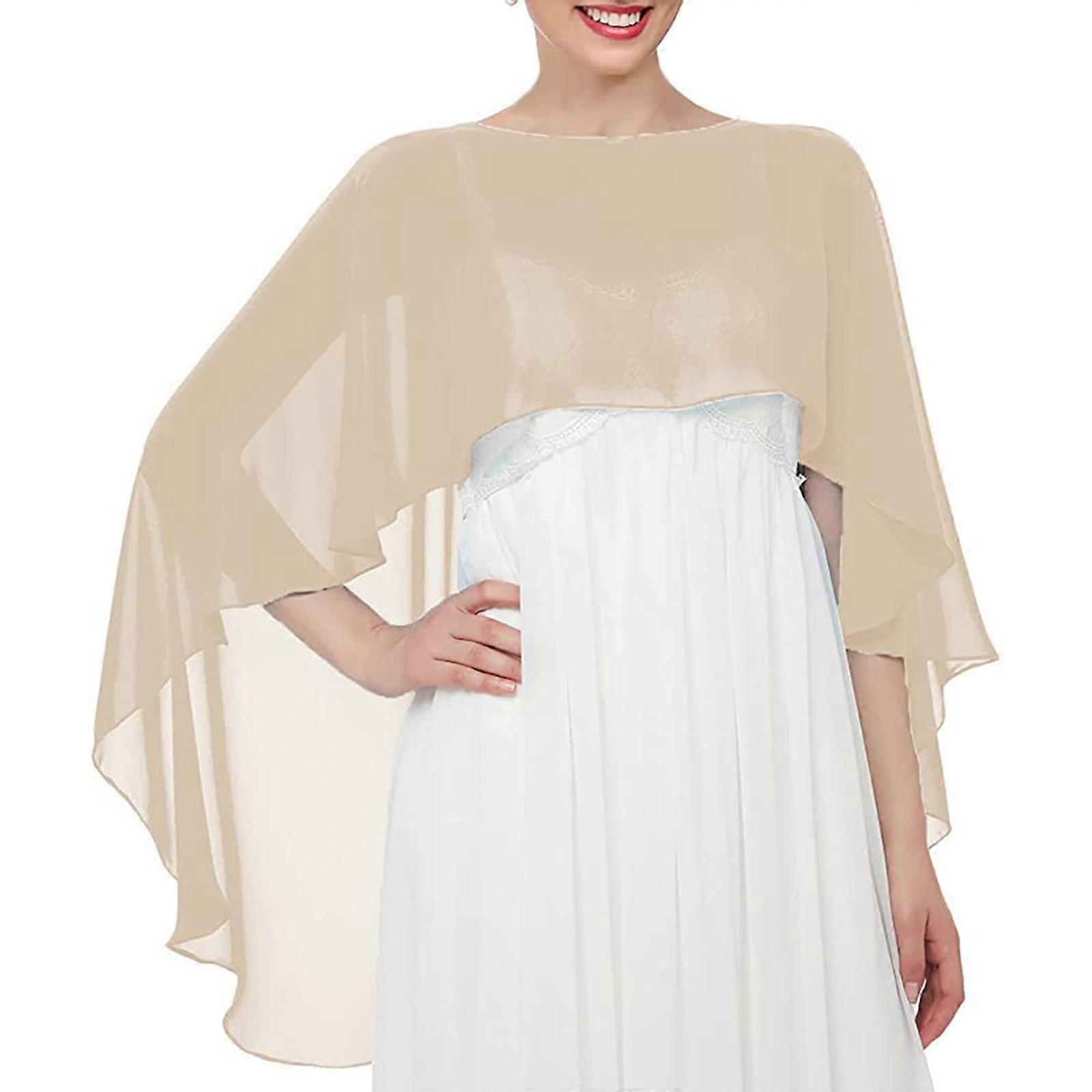Stylish Pullover Shawl Wrap Neck Scarf with Easy Draping Design For Women  Banquets Dates And Casual and Formal Occasion Champagne | Fruugo FI