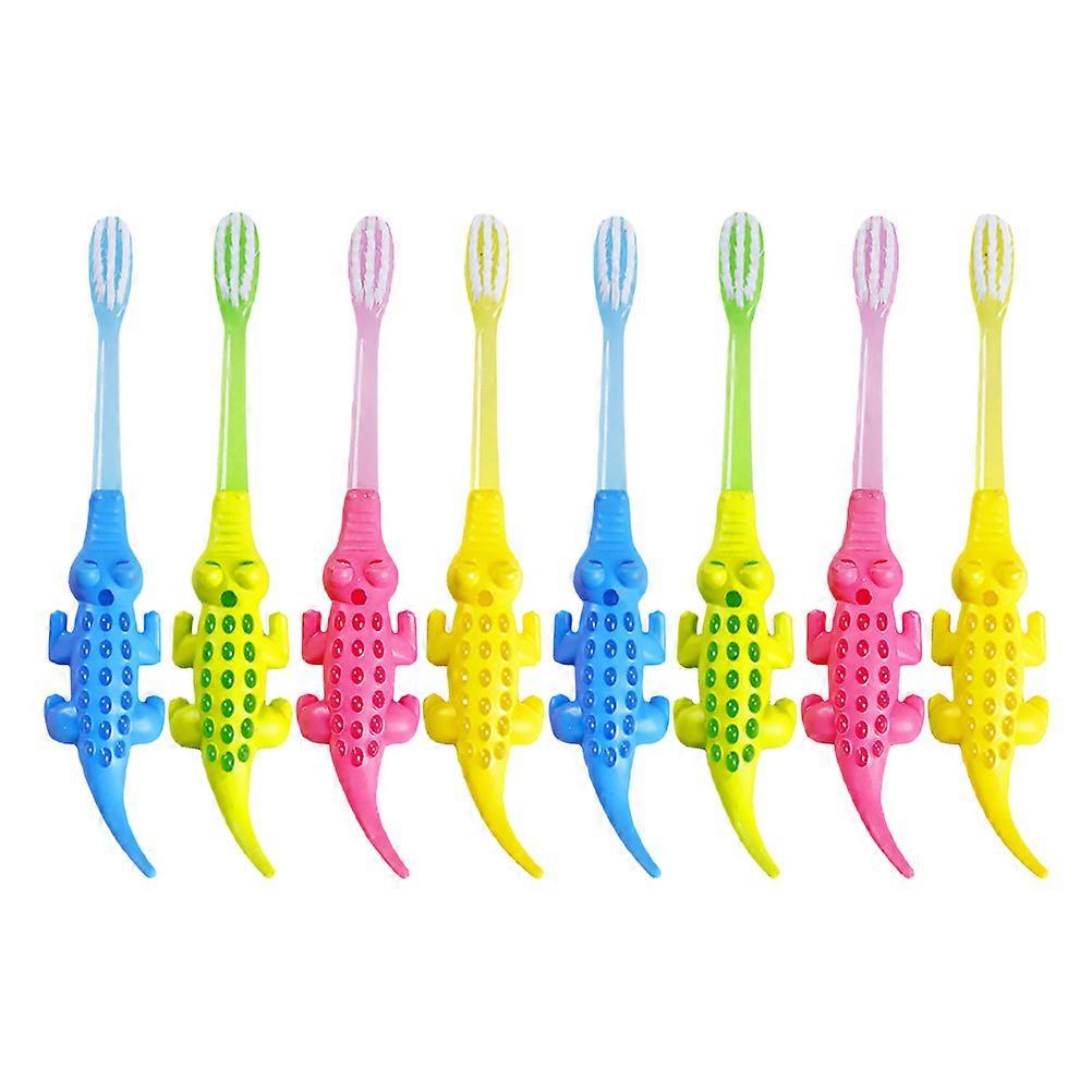 Children Toothbrushes Kids Soft Toothbrush Durable Use Travel Use PP Material 8Pcs