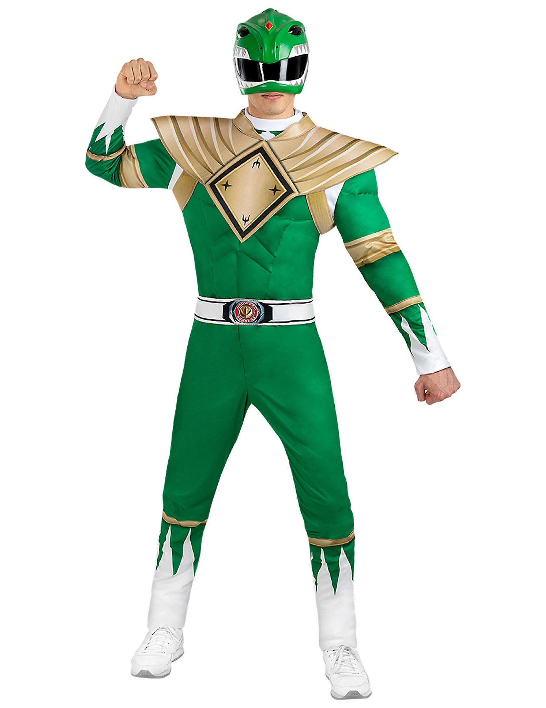 Green Power Ranger Kostüm für Erwachsene
