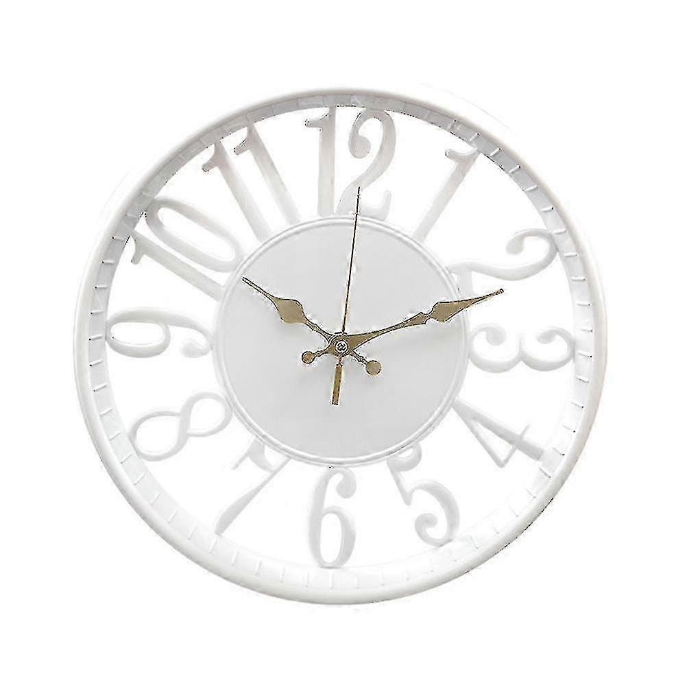 1pc Hollow Round Concise Horloge murale