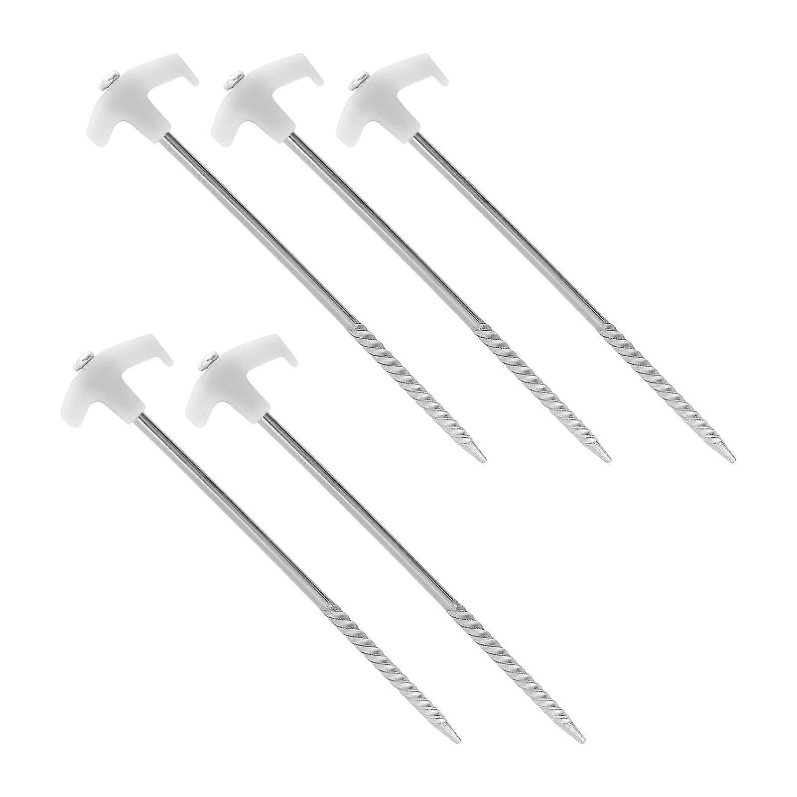 5pcs Outdoor Ground Stake Stake Camping Anchor Peg with Luminous Head Tent Stake Beach Tent Peg Peg Szens Arrow