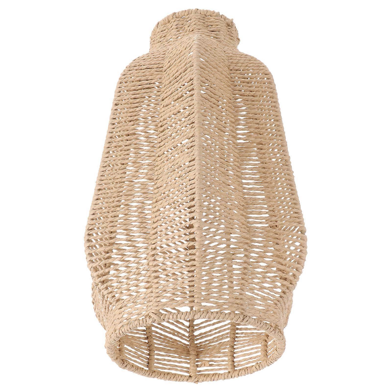 Ceiling Lampshades for Bedroom Woven Light Shade Rustic Lamp Shade Paper Weaving Design Chinese Style Living Room 1Set