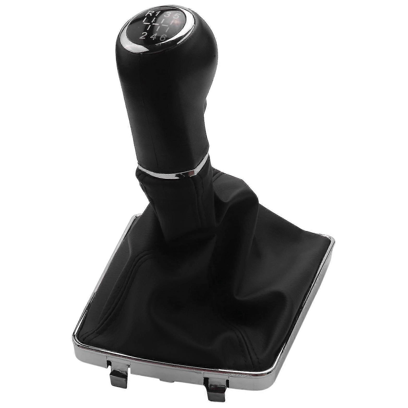 6-Speed Gear Shift Knob Boot Cover with Reverse Handle for Opel Zafira H 2005-2014 Car Model