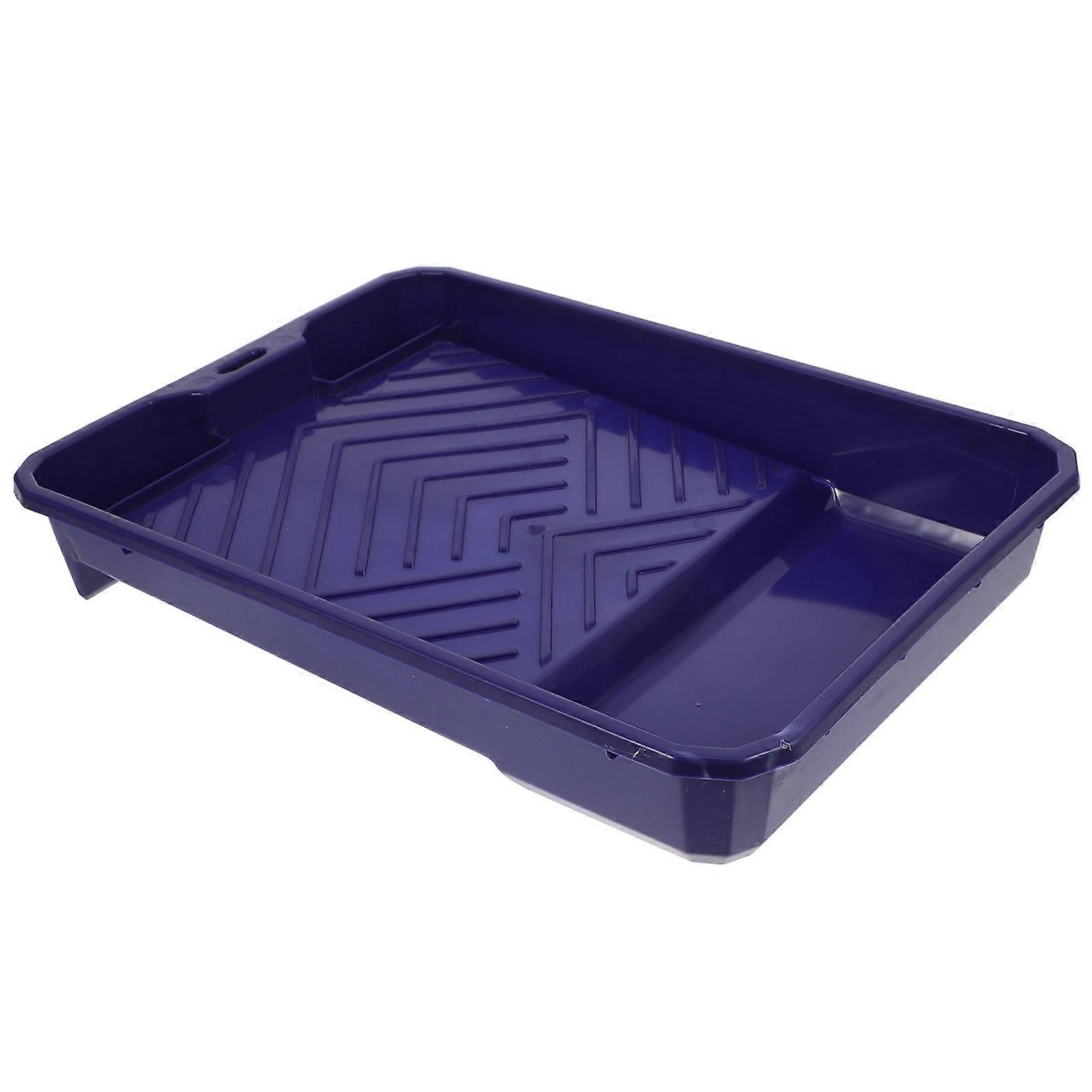 Lightweight Durable Plastic Paint Tray for Home Improvement, Wall Painting, and Renovation Projects – Portable Roller Tray for Maintenance Tasks