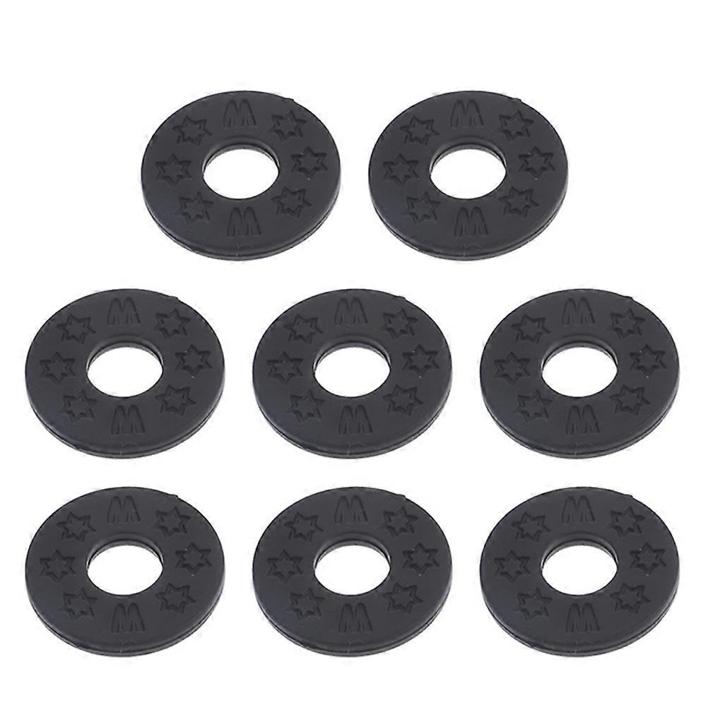 Silicone Guitar Strap Locks Secure Guitar Straps Lightweight and Portable 8Pcs