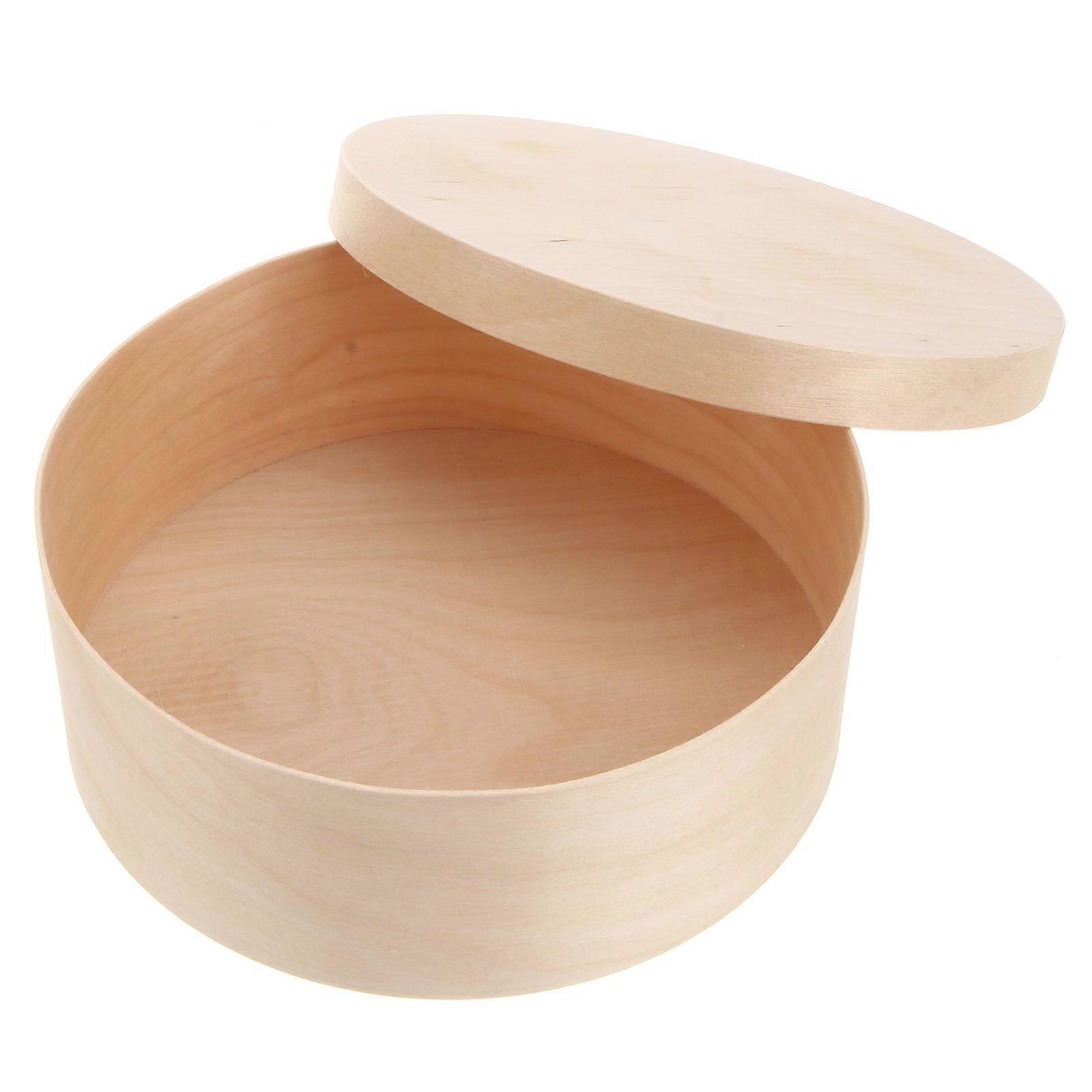 Beautiful Beige Food Case with Natural Synthetic Material for Storage Use Fits Standard Cake Size
