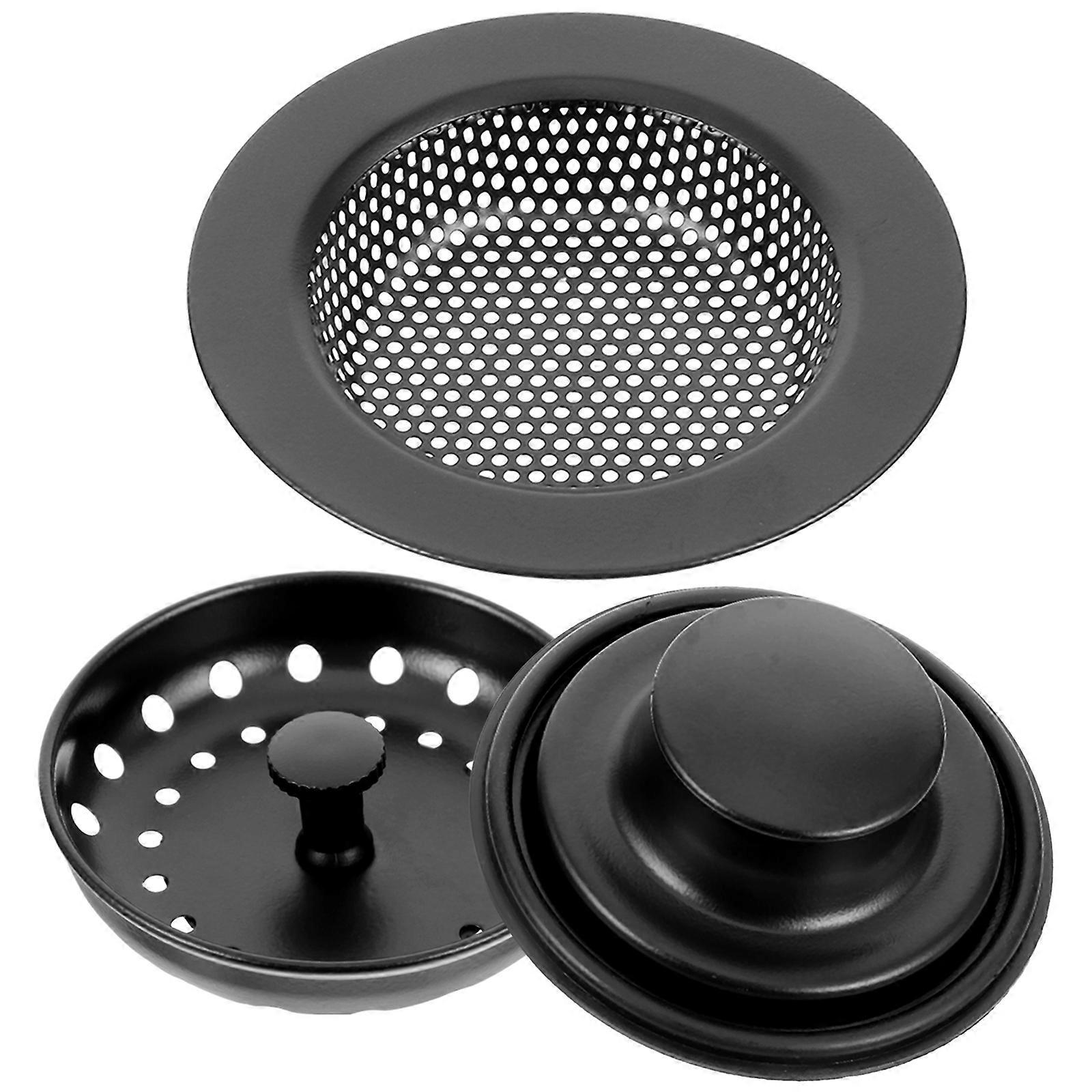 Metal Sink Strainer Basket For Kitchen Sink Rubber Material 8.00X8.00X5.00Cm Filtration 1Set
