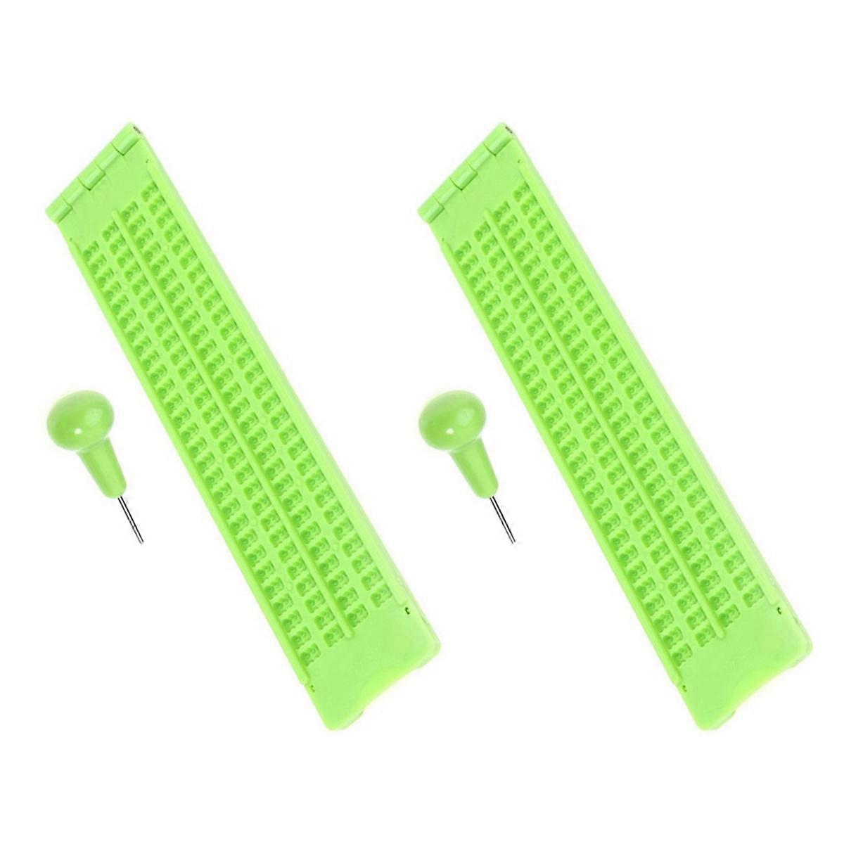 Braille Writing Board with Stylus Braille Portable Practice