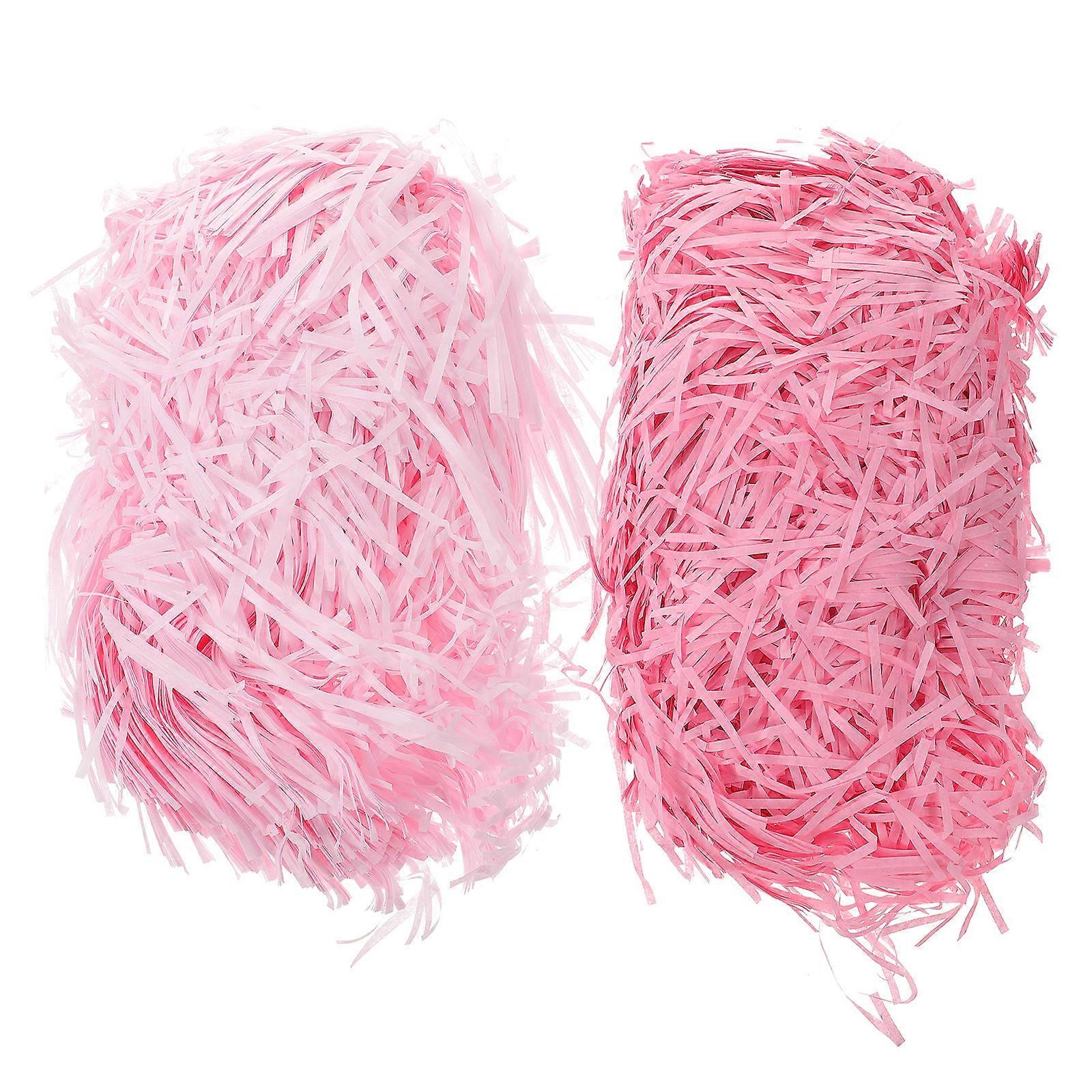 2 Packs Shredded Paper Box Filler for Gift Baskets, Decorative Tissue Paper for Wrapping, Party Supplies, and DIY Present Decoration