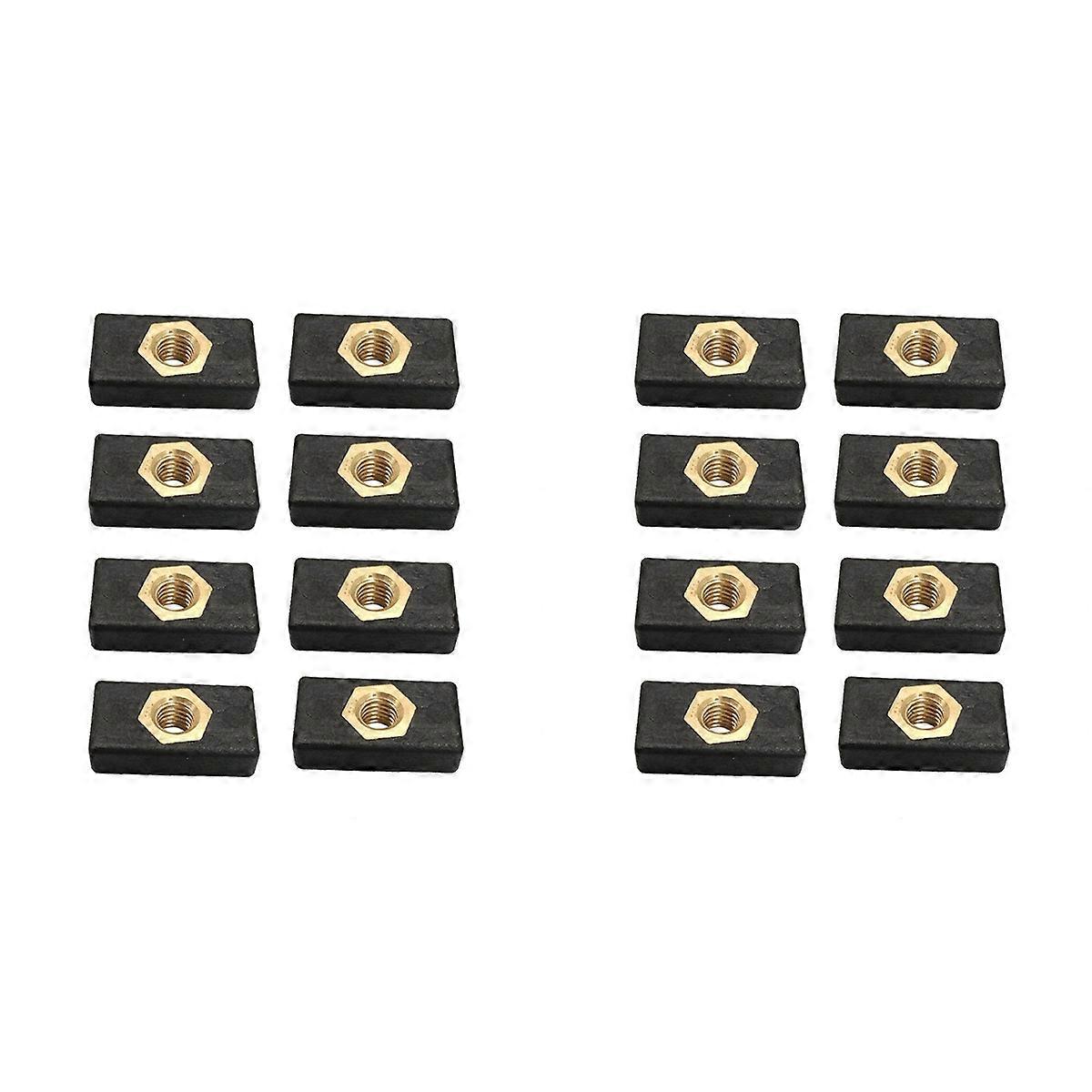 8Pc Kayak Side Mount Slide Track Rail Sliders Fishing Rod Pole Holder