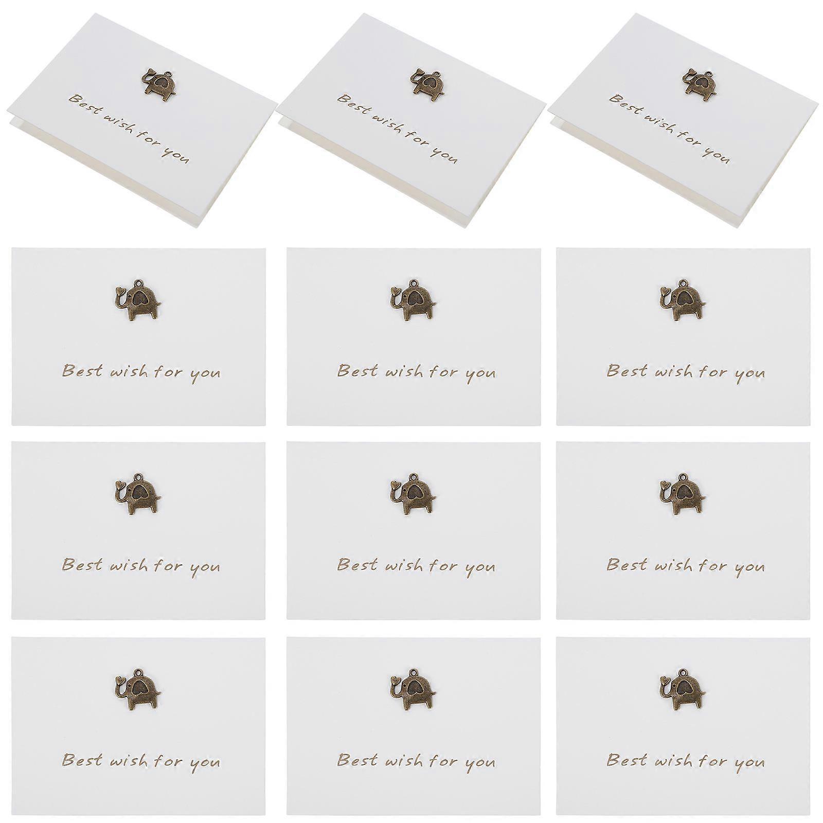 Happy New Year Cards Greeting Cards With Envelope Assorted Color Elegant Appearance Christmas 20 Sets