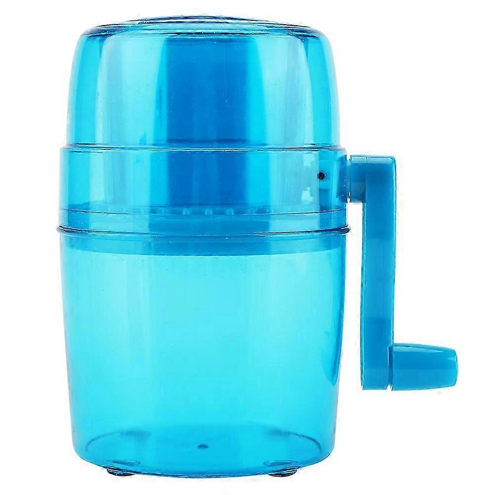 1.1L Hand Crank Manual Household Ice Crusher and Snow Cone Maker for Cooking and Kitchen Use