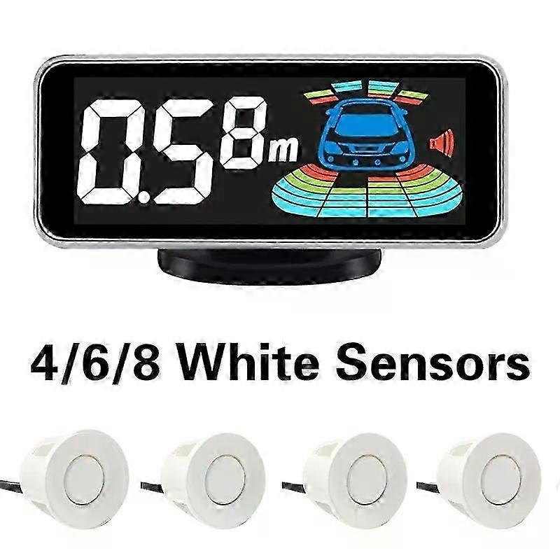 Multi-Channel Parking Sensor System with Backlight LED Display for Backup Monitoring