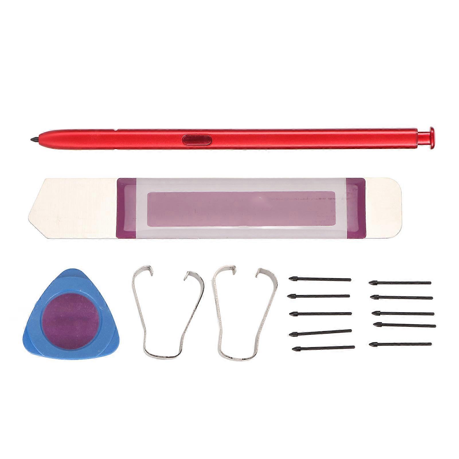 Red Stylus Pen for Galaxy Note 10/10+/Plus with 4096 Pressure Sensitivity & 10 Tips