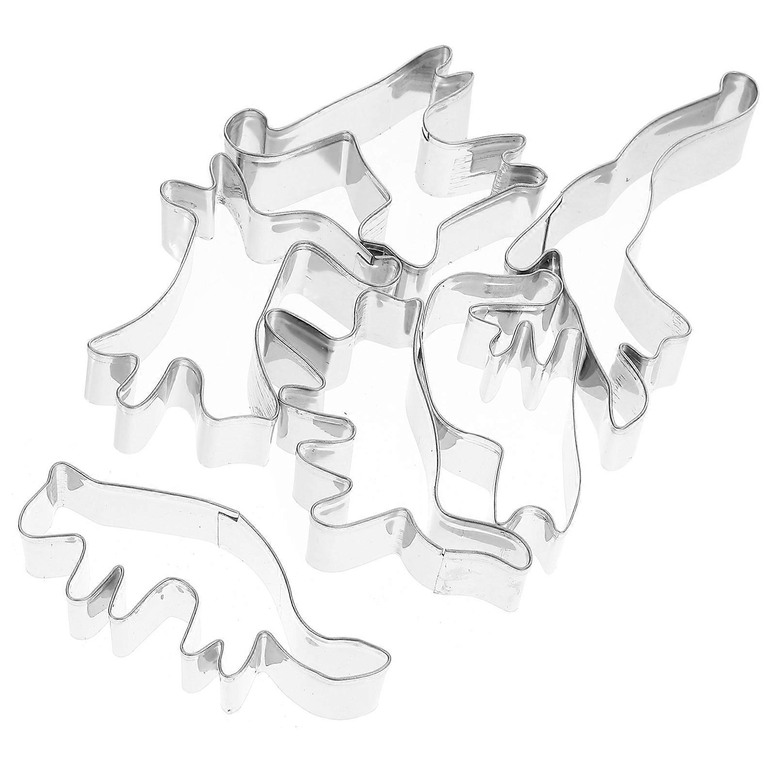 Creative Cookie Cutters Stainless Steel Fondant Cutters For Baking Enthusiasts 6Pcs