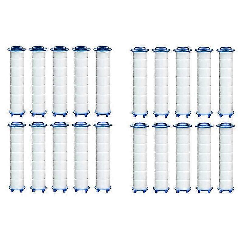 20Pcs Replacement Shower Filter for Hard Water - High Output Shower Water Filter To Remove Chlorine
