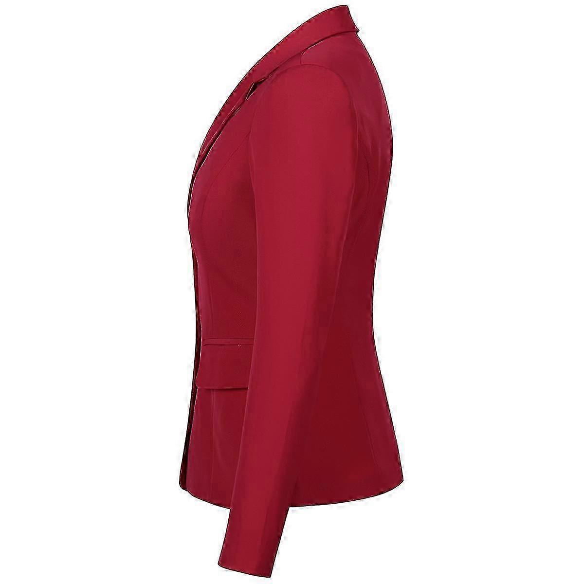 "cloudstyle Women's 2 Button Fit Blazer" XS Red