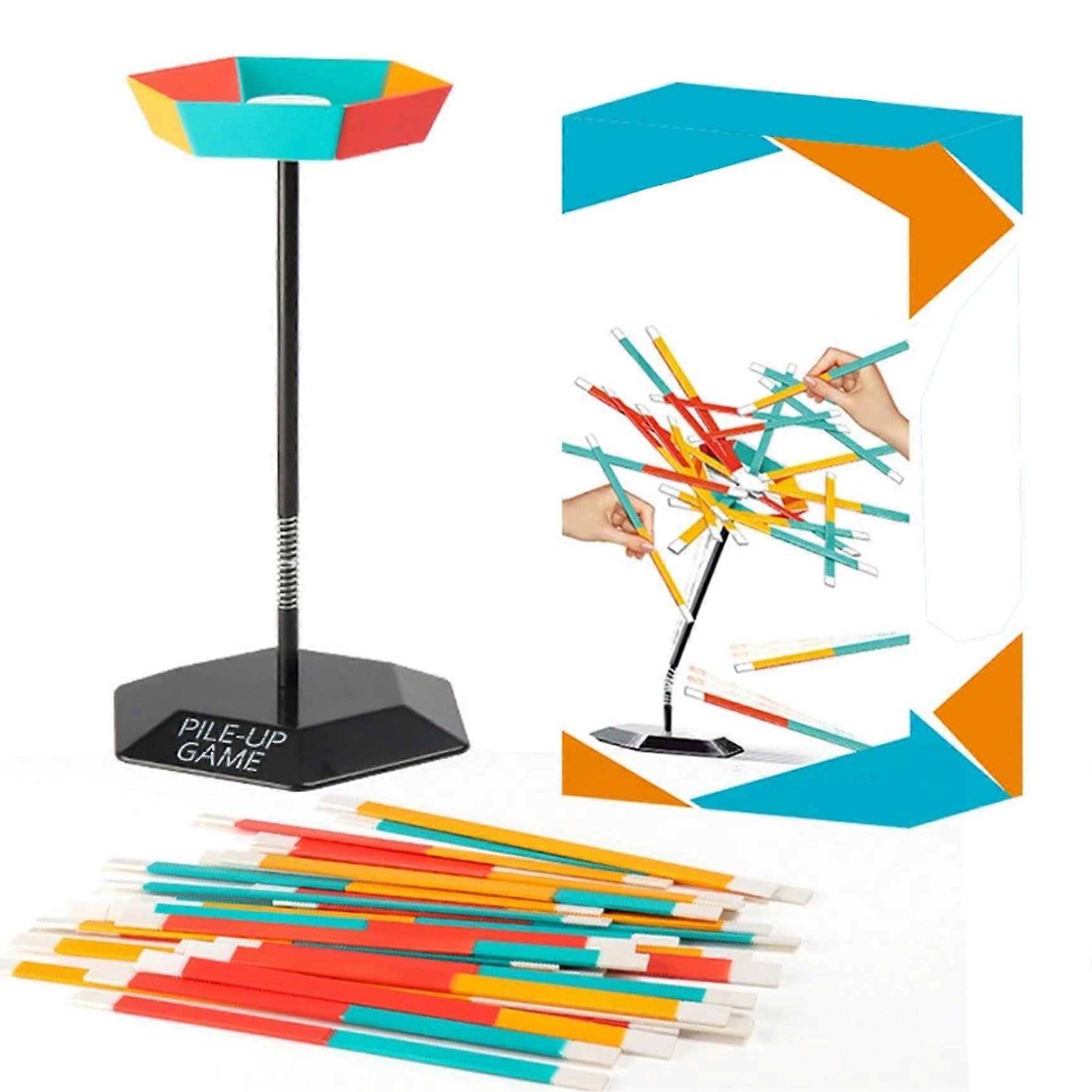 1 Set Stick Stack Game Colourful Stacking Game Fun Children's Balance Game Balance Training Educational Stack Game