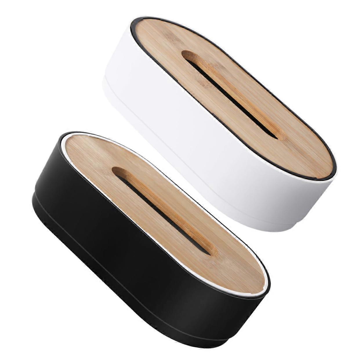 2piece tissue box with lid, rustic paper towel holder for bedroom and home, durable and dustresistant design for decoration.