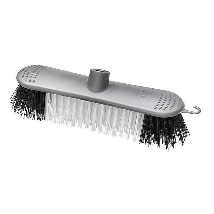 Addis Plastic Broom Head Stiff Bristle Metallic Silver