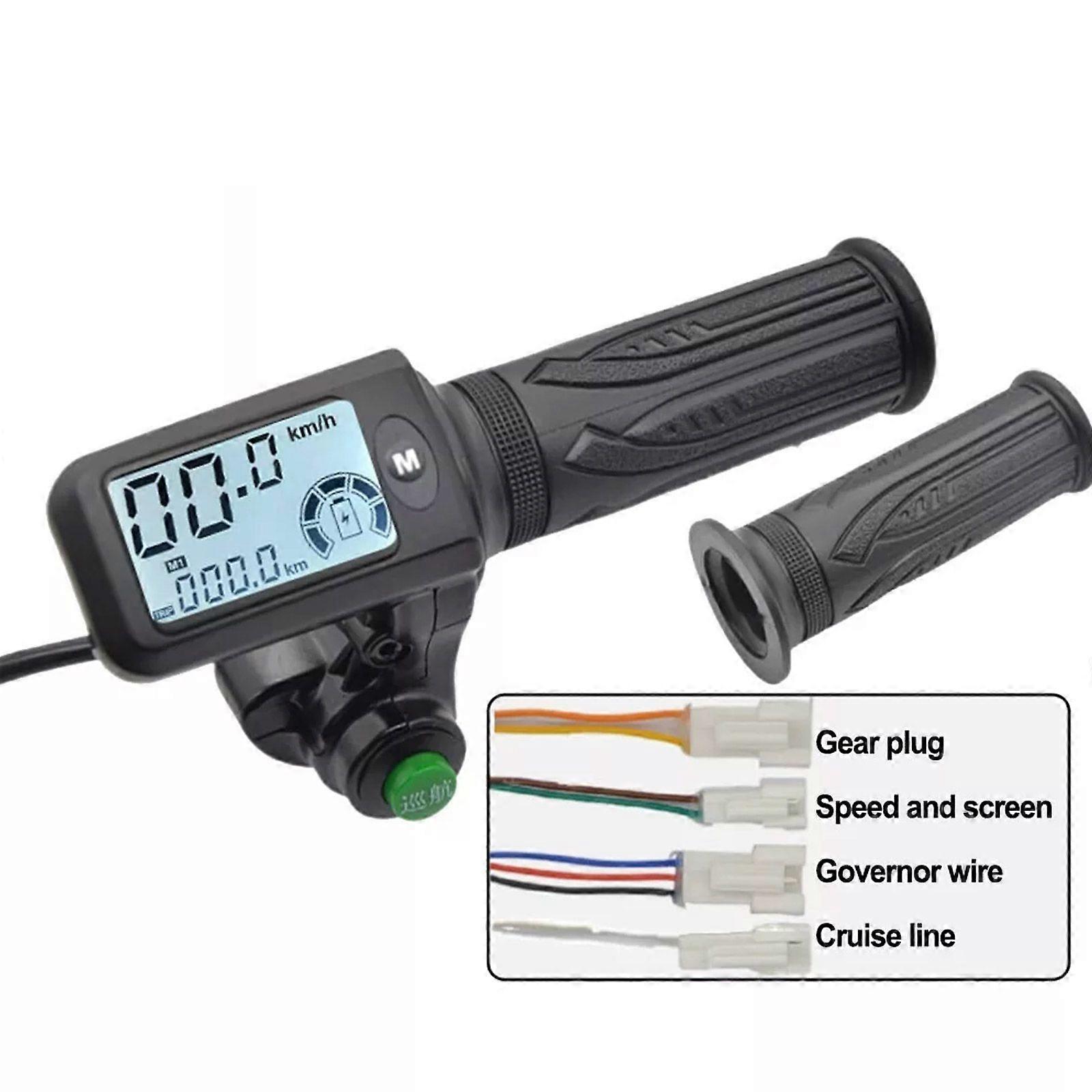 Electric Bike Cruise Throttle Set 36V/48V/60V Voltage Support LCD Display JARm