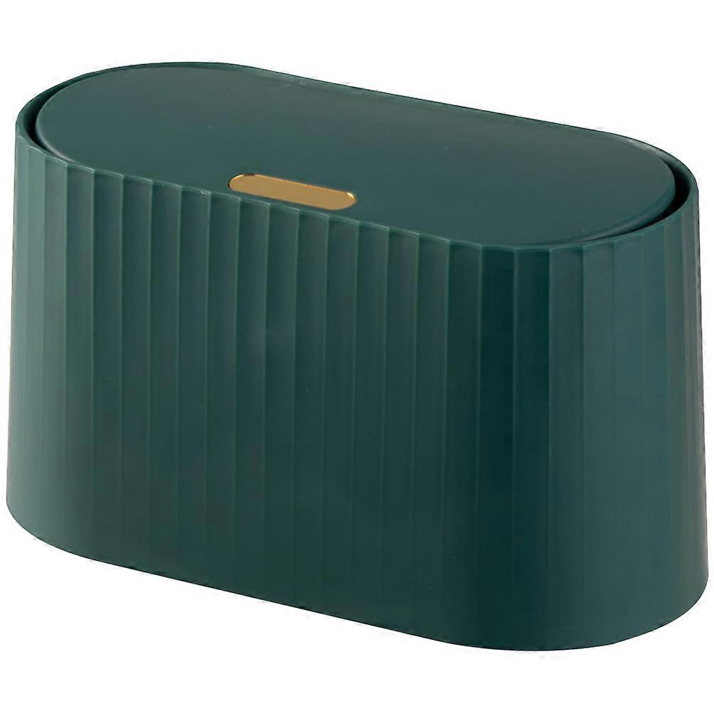 Desk Trash Can Small Desktop Trash Can Rectangular Office Use Odor Reduction 1Set