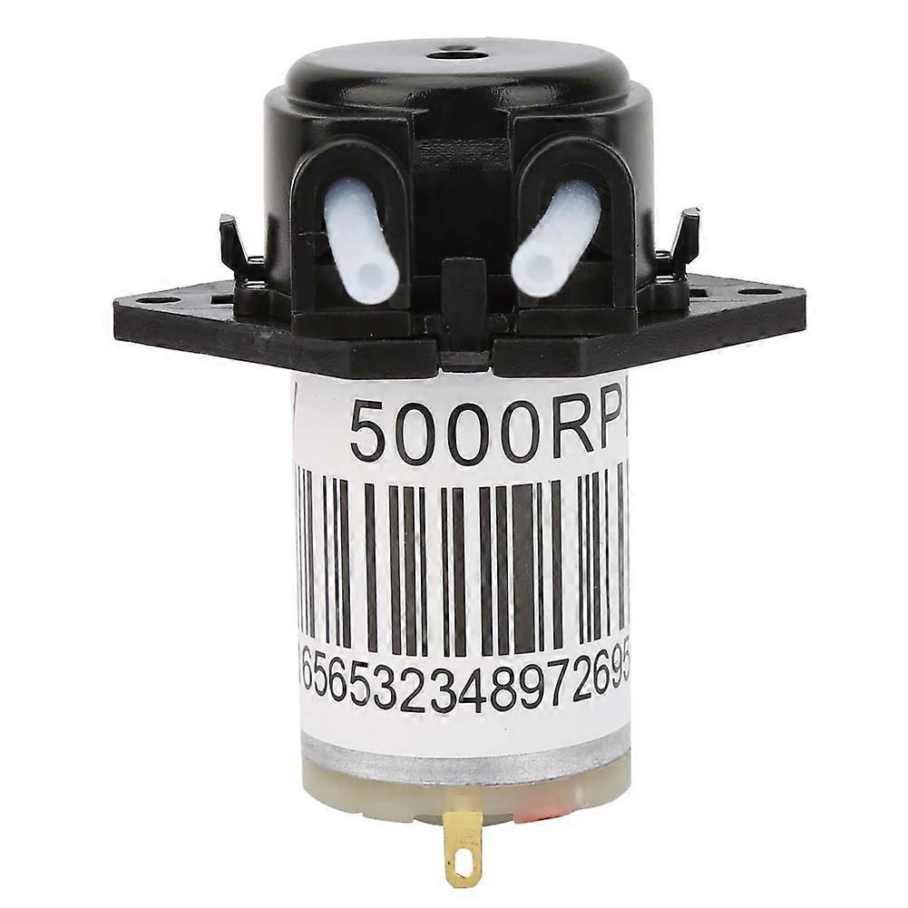 6V Miniature Silent Peristaltic Pump Titration Dc Self Priming Pump (Flat black)