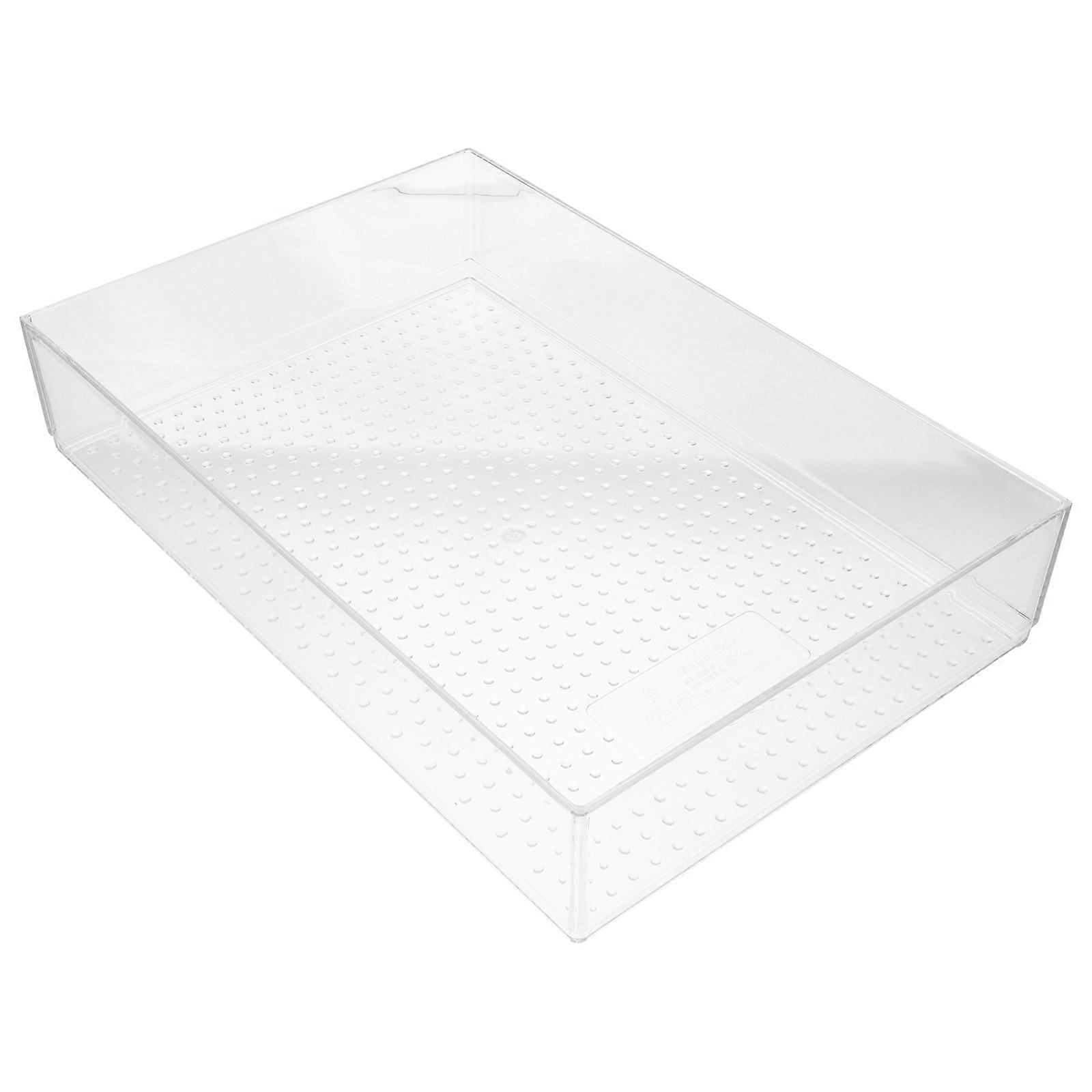 Drawer Storage Box Partition Design Plastic Organizer Box Sundries 30x20x6.5cm Compartmentalization 1Set