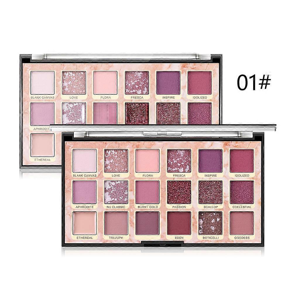 18 Colors Eyeshadow Powder Matte Glitter Eye Shadow Pigmented Cosmetic Tool01#