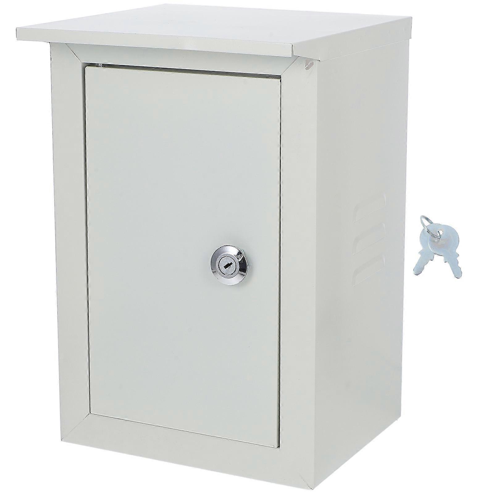 Aluminum Electrical Box for Home Beige Color Weather Resistant Durable Design 1 Piece