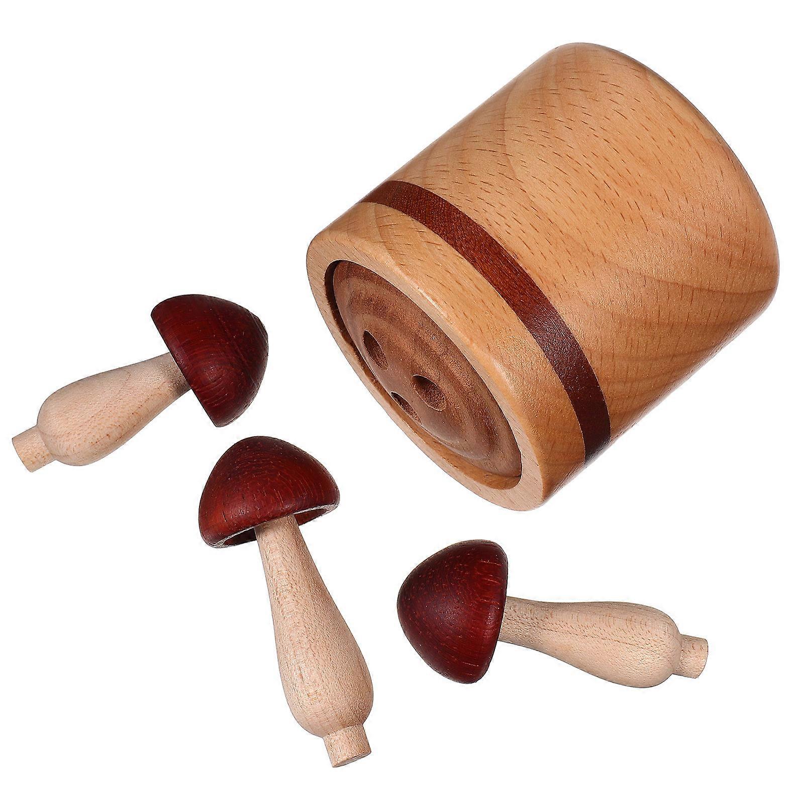 Mini Wooden Mushroom Aromatherapy Diffuser for Home Office – Continuous Fragrance, Cute Design, Essential Oil Diffuser for Relaxing Atmosphere