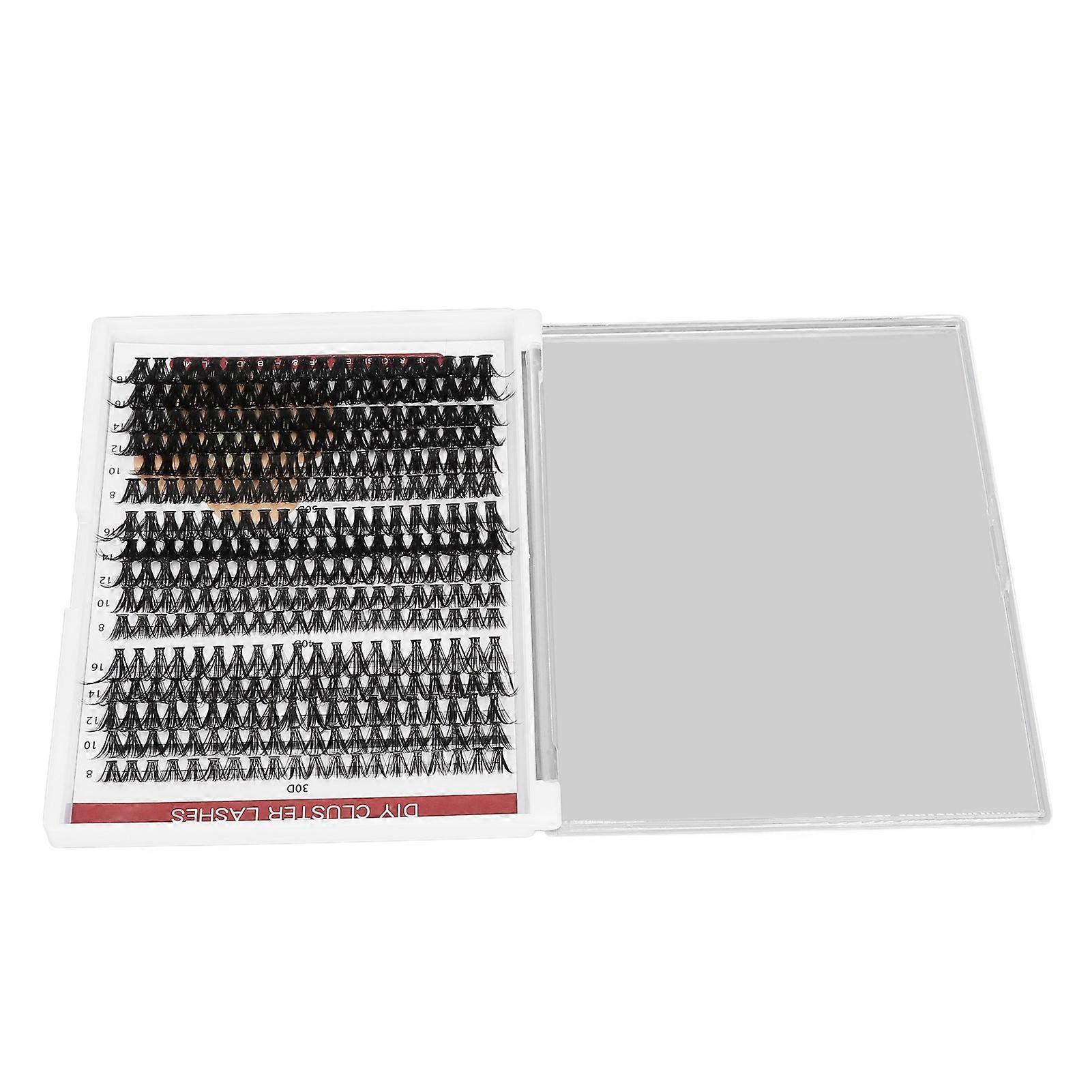 Lash Extension Kit 30D+40D+50D 320 Clusters 10ml Adhesive Gel