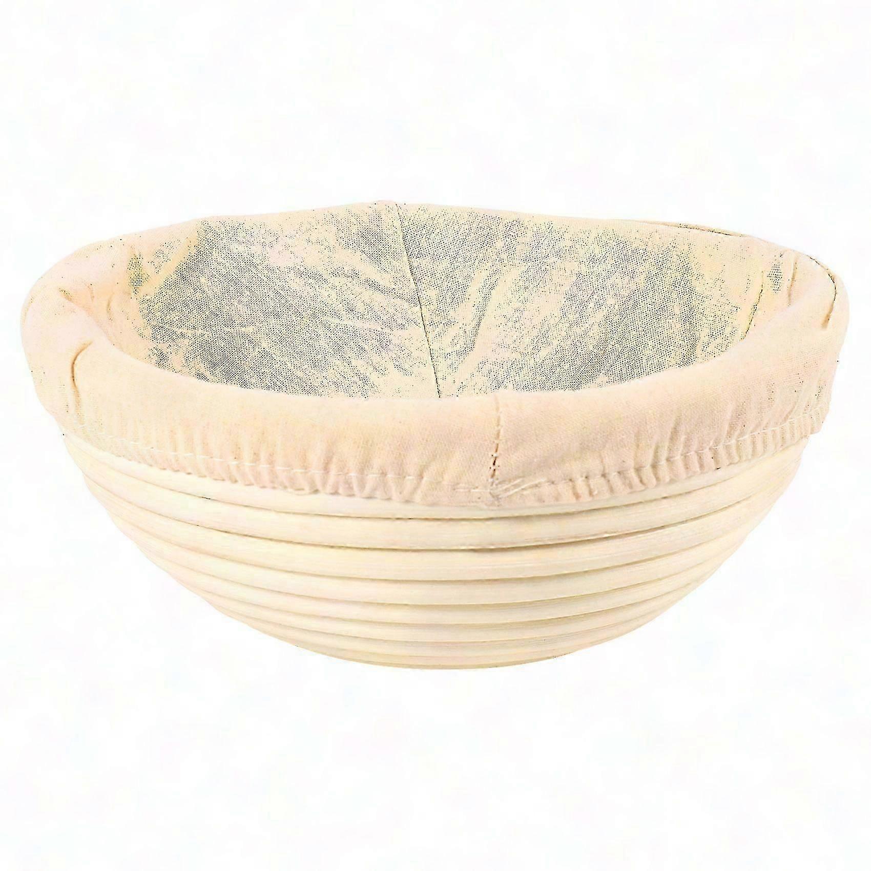 Round banneton proofing basket set with liner