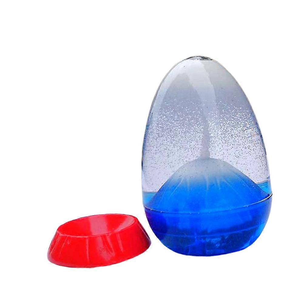 Creative Desktop Decoration Floating Sand Hourglass White 9.2x6.2x6cm Resin For Office Space 1Pack
