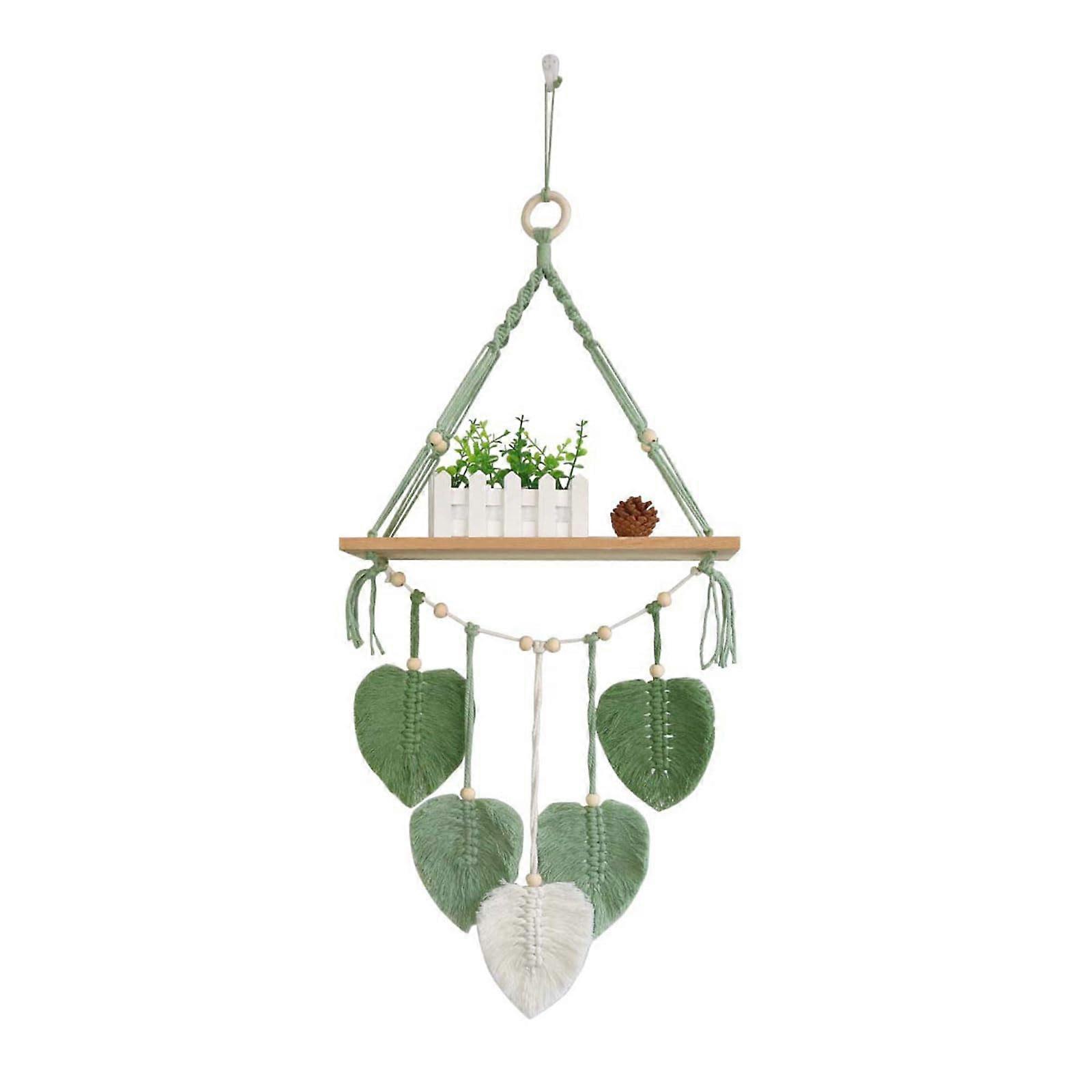 Practical Wall Shelf Rack Board Organisers Hanging Wooden Shelf Tidy Storage Shelves Farmhouse Decorations