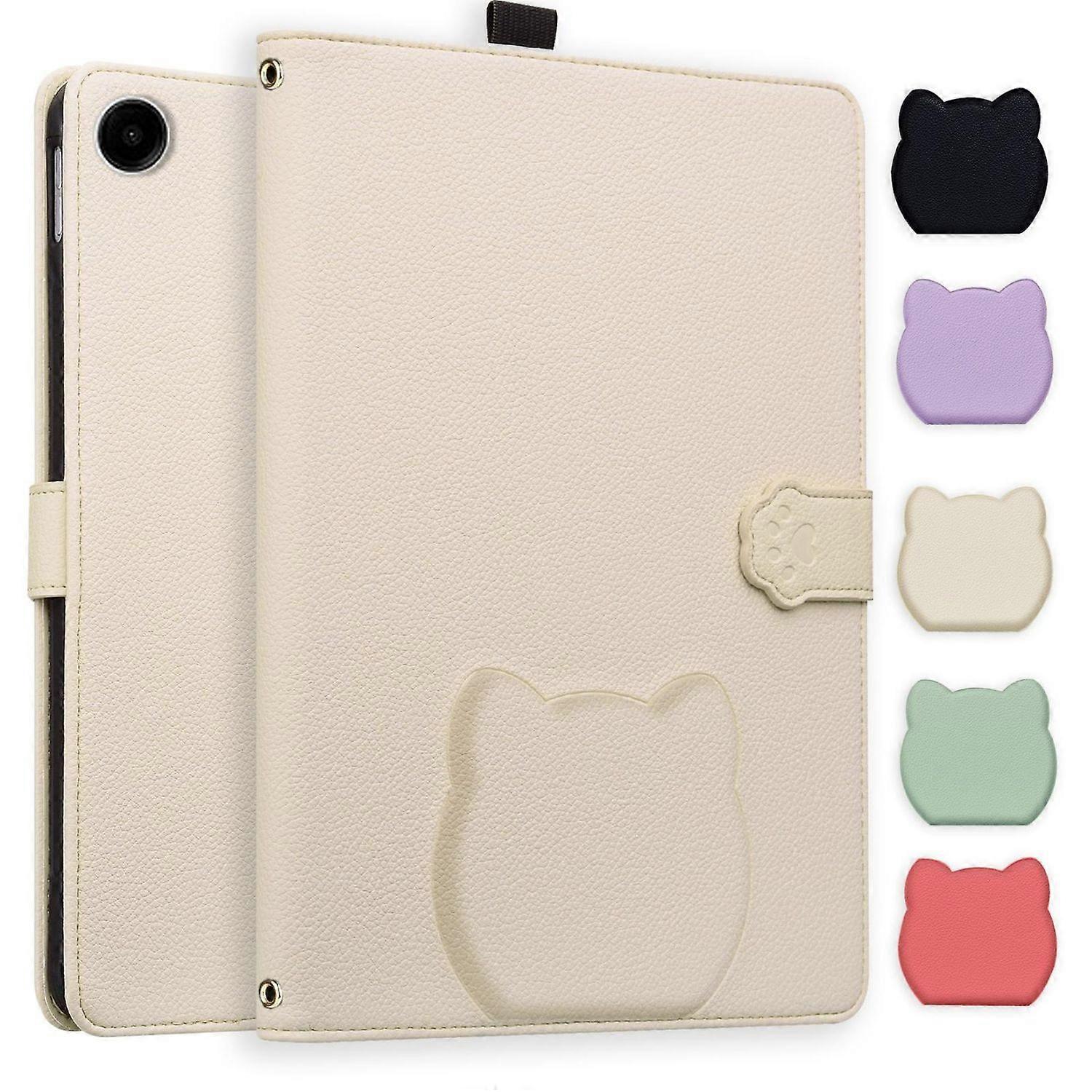 Cat Leather Case For Samsung Galaxy Tab A9