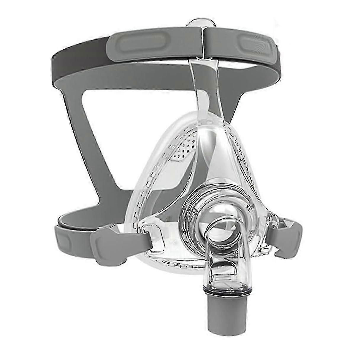 Full Face CPAP Masks with Headgear, Elbow/Swivel and Cushion,  CPAP Supplies for Most Models of Machines