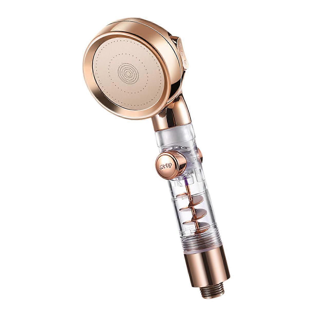 Handheld Shower Head With Pressure Boost, Three-Mode Design, Durable Ergonomic Grip For Bathroom