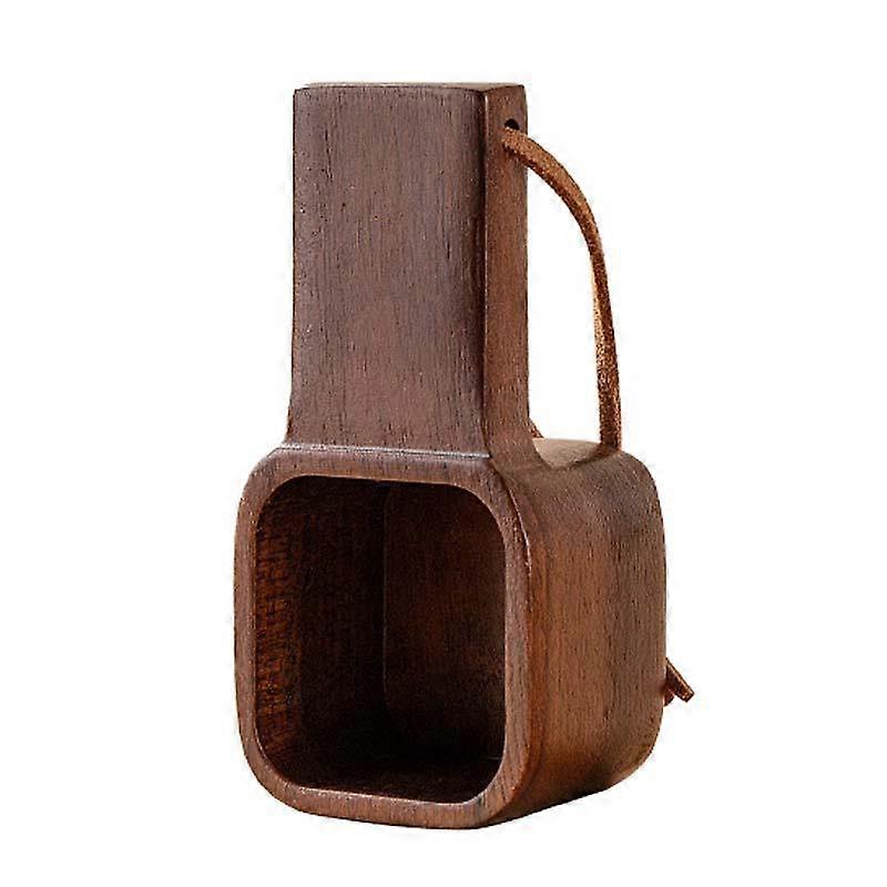 Solid Wood Square Coffee Spoon Measuring Seasoning Scoop Teaspoon