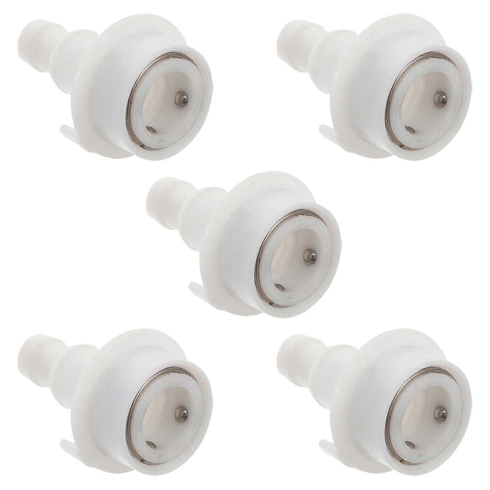 Washing Machine Water Inlet Valve Adapter For Quick Connect Space-Saving Compact Design Metal Material 5Pcs
