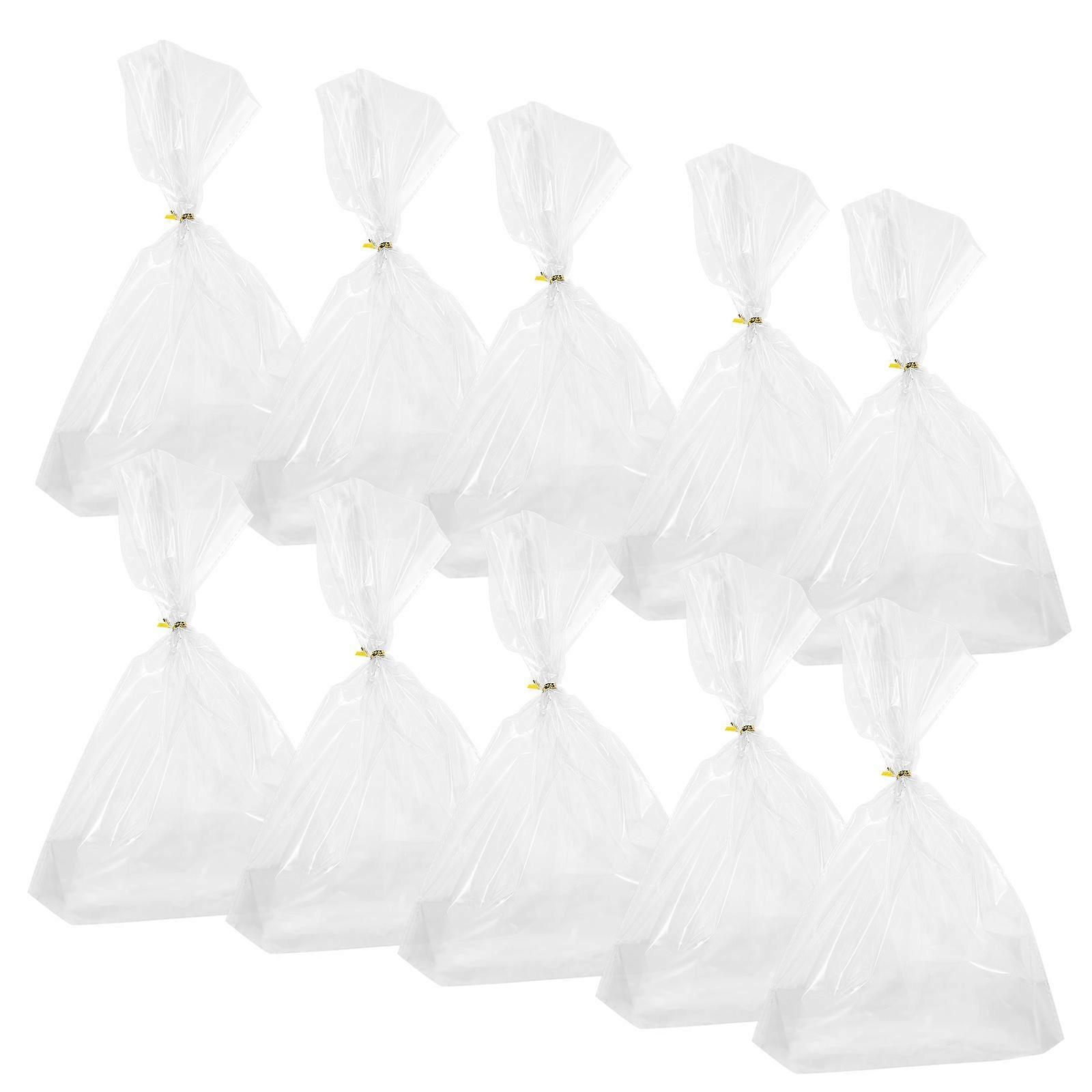 Transparent PP Bread Bags for Storage with Ties Perfect for Baked Goods and Snacks 1 Set