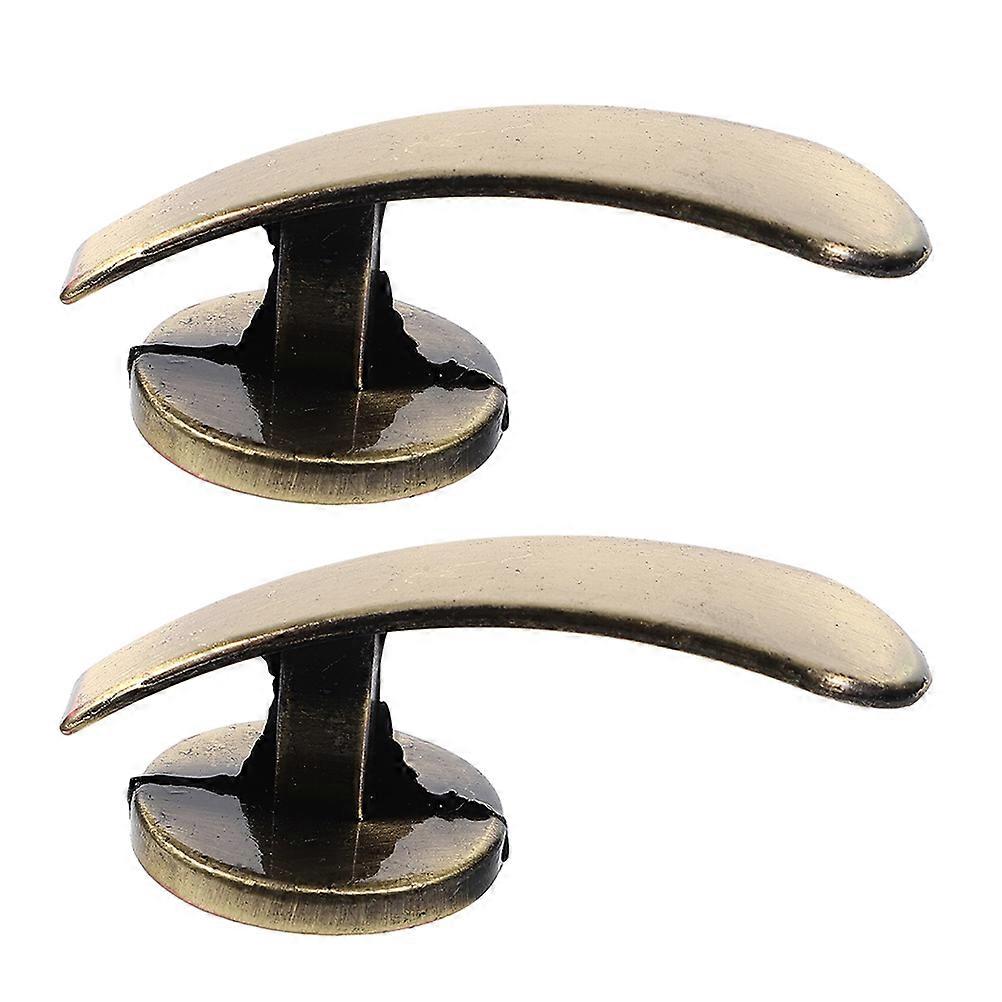 Window Curtain Holdbacks Zinc Alloy Moon Shape Wall Decor 2Pcs